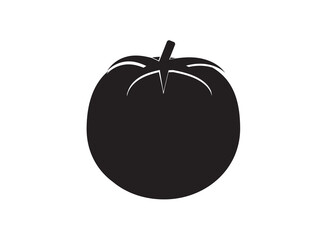 Tomato icon. Food, vegetable. Vector isolated on a white background.