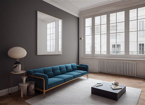Elegant apartment living room