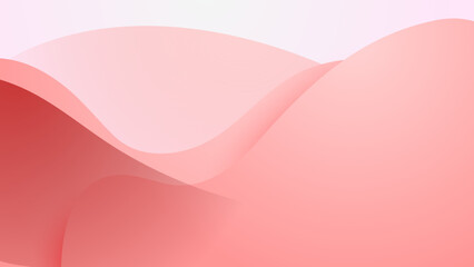 Abstract soft pastel pink and white gradient liquid wave abstract background