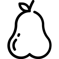 rose apple healthy fruit diet icon