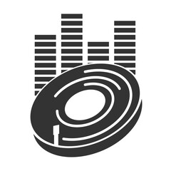 Music abstract logo Icon Illustration Brand Identity