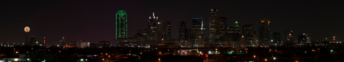 Fototapeta na wymiar View of the Skyline of Dallas, Texas