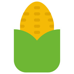 corn healthy fruit diet icon