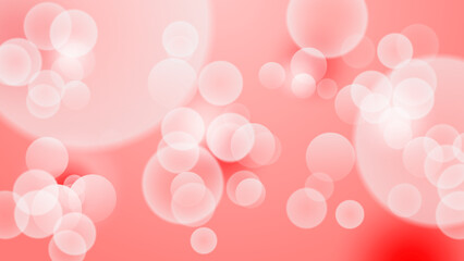 Abstract red bokeh blur background