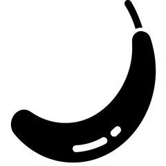 banana healthy fruit diet icon