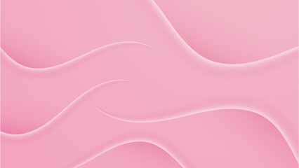 Abstract pink wave curve background