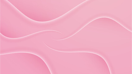 Abstract pink wave curve background