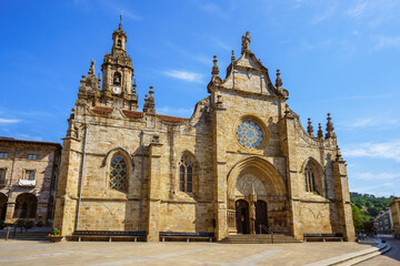 Fototapeta na wymiar Saint Severin Medieval Gothic-style Church in Balmaseda, Spain. 