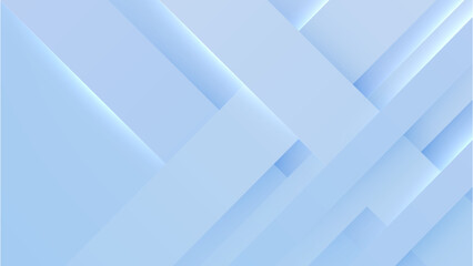 Obraz premium Abstract light blue and white gradient minimal background. Modern trendy fresh color for presentation design, flyer, social media cover, web banner, tech banner
