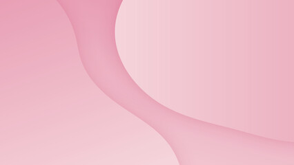 Abstract pink minimal background with geometric shape, light, stripe, wave, curve, triangle, and circle. Valentine's day concept background. Vector illustration.