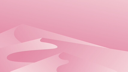 Abstract pink minimal background with geometric shape, light, stripe, wave, curve, triangle, and circle. Valentine's day concept background. Vector illustration.