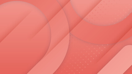 Abstract technology geometric red color shiny motion background. Vector abstract red wavy background. Curve flow motion