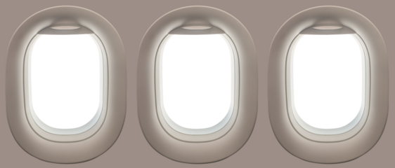 Airplane airplanes aeroplane window with clear background from a big airplane airline jet