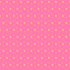 Cute stars seamless pattern
