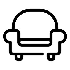 Fototapeta premium sofa armchair icon