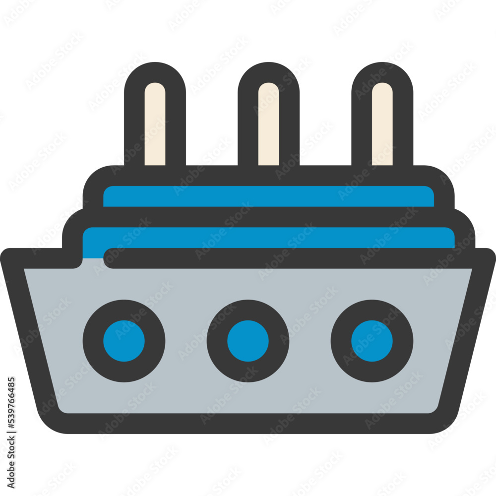 Sticker ship icon