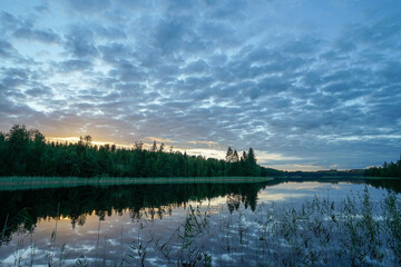 Abendstimmung in Finnland