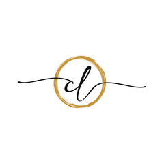 Letter C L Initial Beauty Logo Template