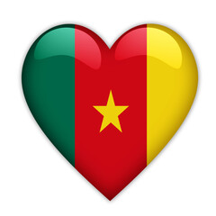 Ghana Flag Love Symbol