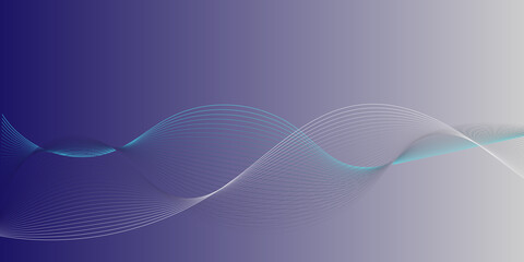 Abstract wave lines dynamic flowing colorful light isolated  background.  illustration design element in concept of music, party, technology, modern, wallpaper, business card, banner, flyers, etc