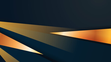 Luxury black and gold background. Black bronze stripes on dark perforated background