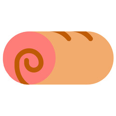 roll cake icon