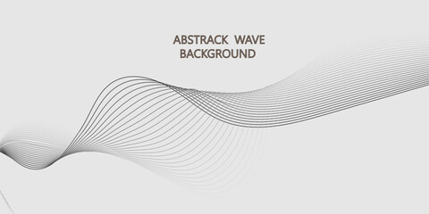 Abstract wave lines dynamic flowing colorful light isolated  background.  illustration design element in concept of music, party, technology, modern, wallpaper, business card, banner, flyers, etc