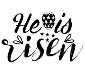 He is risen, Easter SVG Design, Easter Cut File, Easter SVG, Easter T-Shirt Design, Easter Design, Easter Bundle, Easter Bunny SVG, Easter Egg SVG