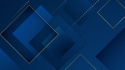 Abstract blue and gold background