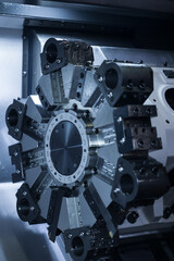 Machine for the production of springs. International Exhibition of Metalworking.