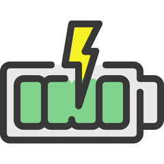 charging battery icon