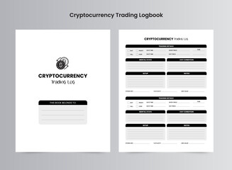 Cryptocurrency Trading Logbook KDP Interior 