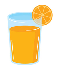 juice orange beverage icon