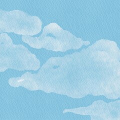 Obraz premium blue sky with clouds