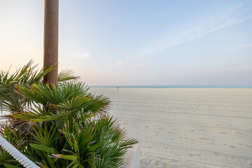 Beach view at Mamsha Abu-Dhabi