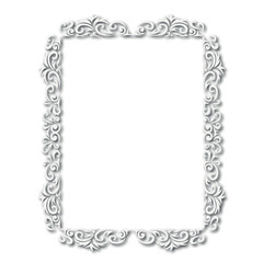 Frame, in the style of an ornament, Vector illustration eps 10, Art.	
