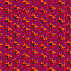 Seamless vector artwork with unusual repeat patterns