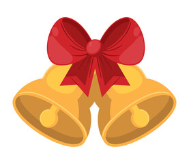 christmas bells and bow