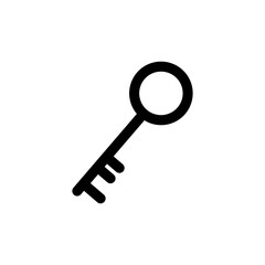 Key icon in trendy flat style isolated on background. Key icon page symbol for your web site design Key icon logo, app, UI. Key icon Vector illustration, EPS10.