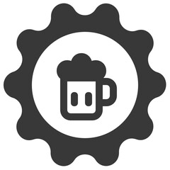beer badge icon