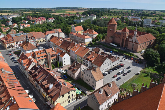 Reszel bird's eye view of Poland.