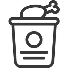 chicken cup icon