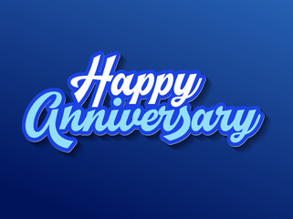 Happy Anniversary banner design. anniversary celebration vector