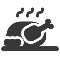 roast chicken icon