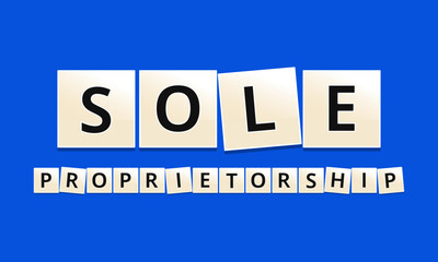 Sole Proprietorship Scrabble Text
