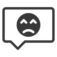 sad feedback icon