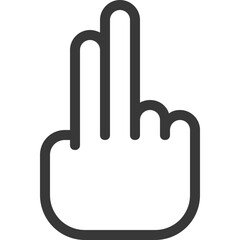 two gesture icon