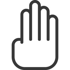 four gesture icon
