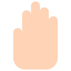 Obraz premium five gesture icon