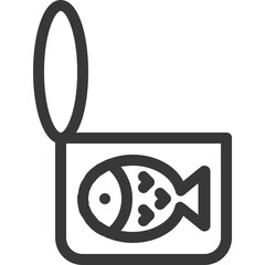 fish can food icon